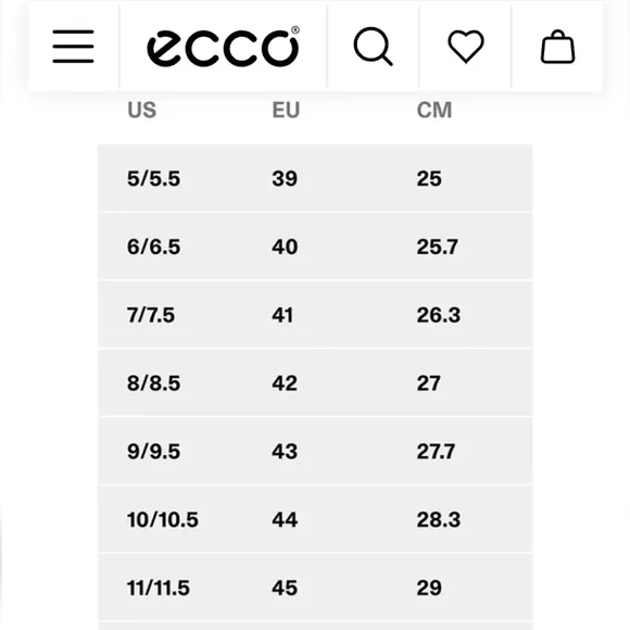 Ecco Black Leather Lace Up Shoes Size 43 EU / 9-9.5 US