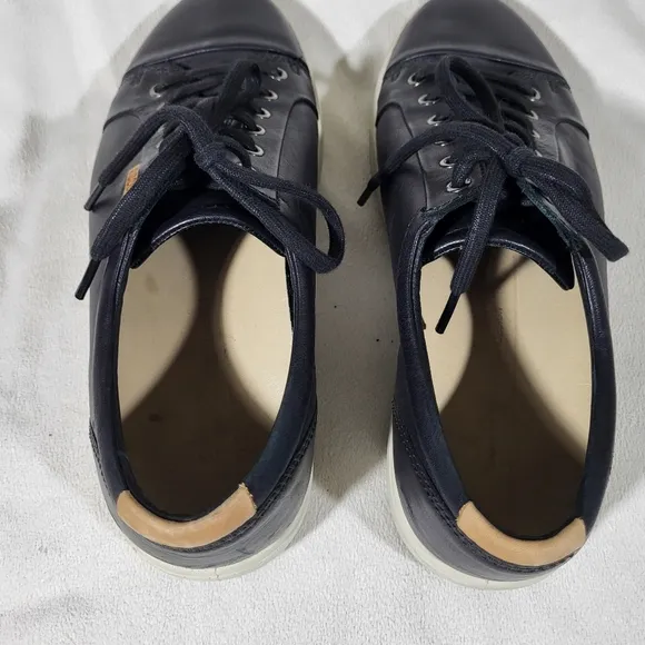 Ecco Black Leather Lace Up Shoes Size 43 EU / 9-9.5 US