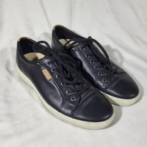 Ecco Black Leather Lace Up Shoes Size 43 EU / 9-9.5 US