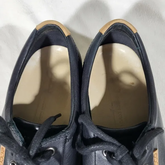 Ecco Black Leather Lace Up Shoes Size 43 EU / 9-9.5 US