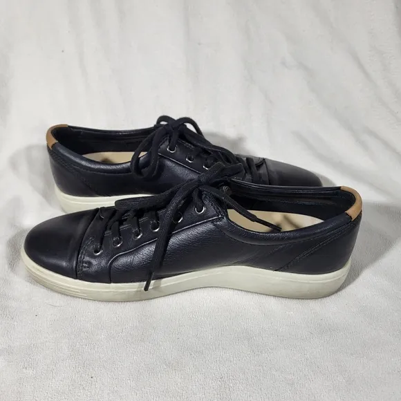 Ecco Black Leather Lace Up Shoes Size 43 EU / 9-9.5 US