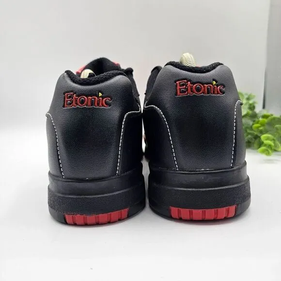 ETONIC Bowling Shoes Mens 7M Red Orange Yellow Flames Perfect Slide Lace Up Rare