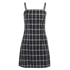 French Retro Plaid Dress SD00128