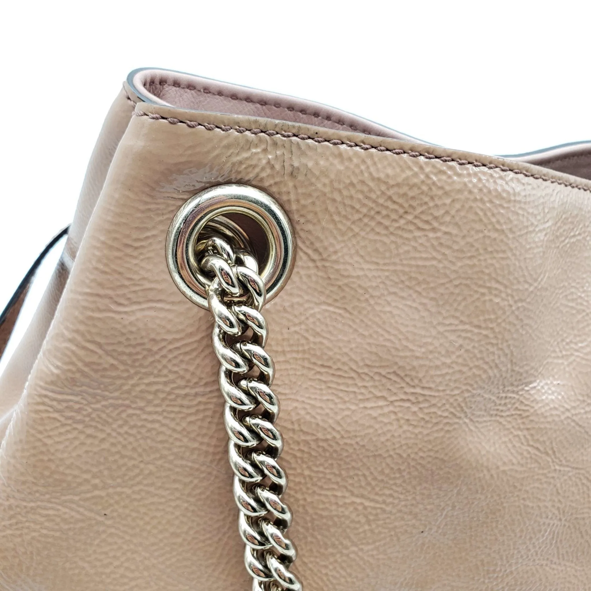 Gucci Soho Patent Leather Shoulder Bag