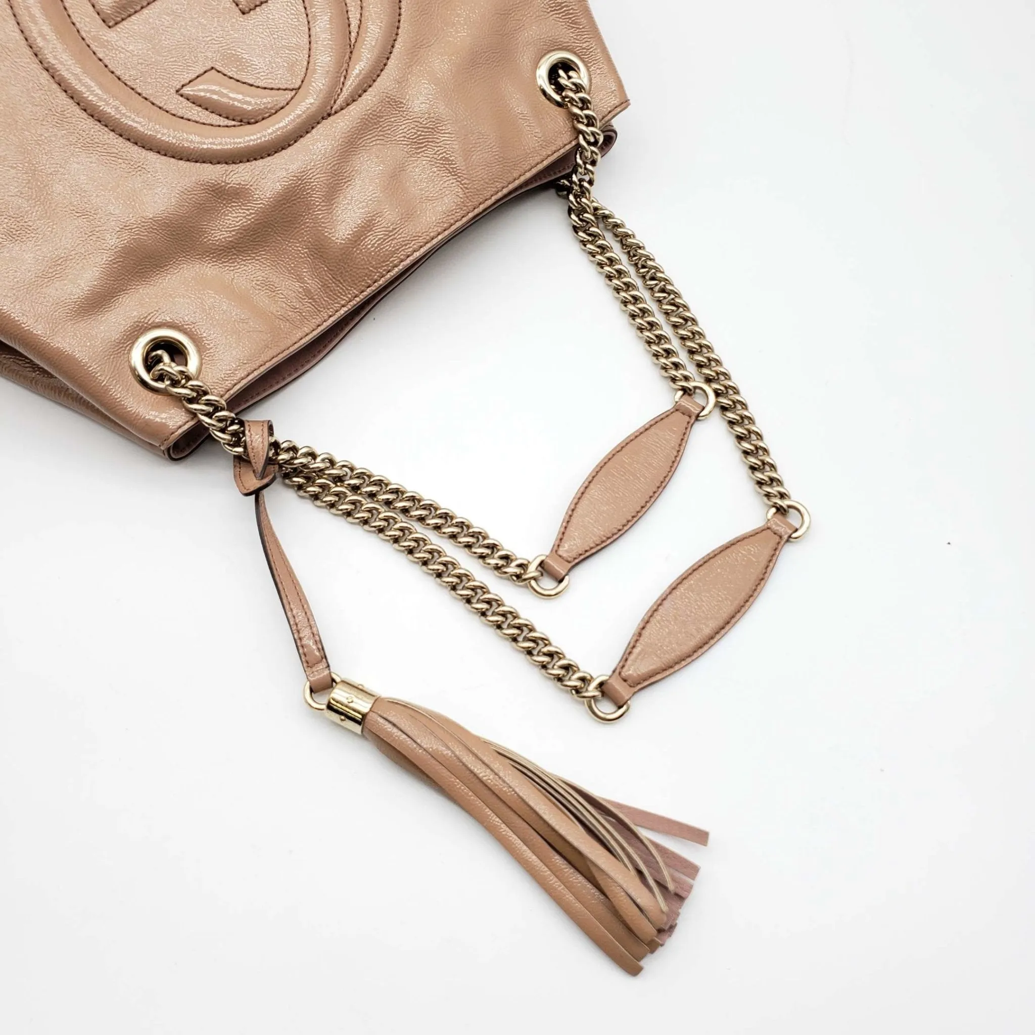 Gucci Soho Patent Leather Shoulder Bag
