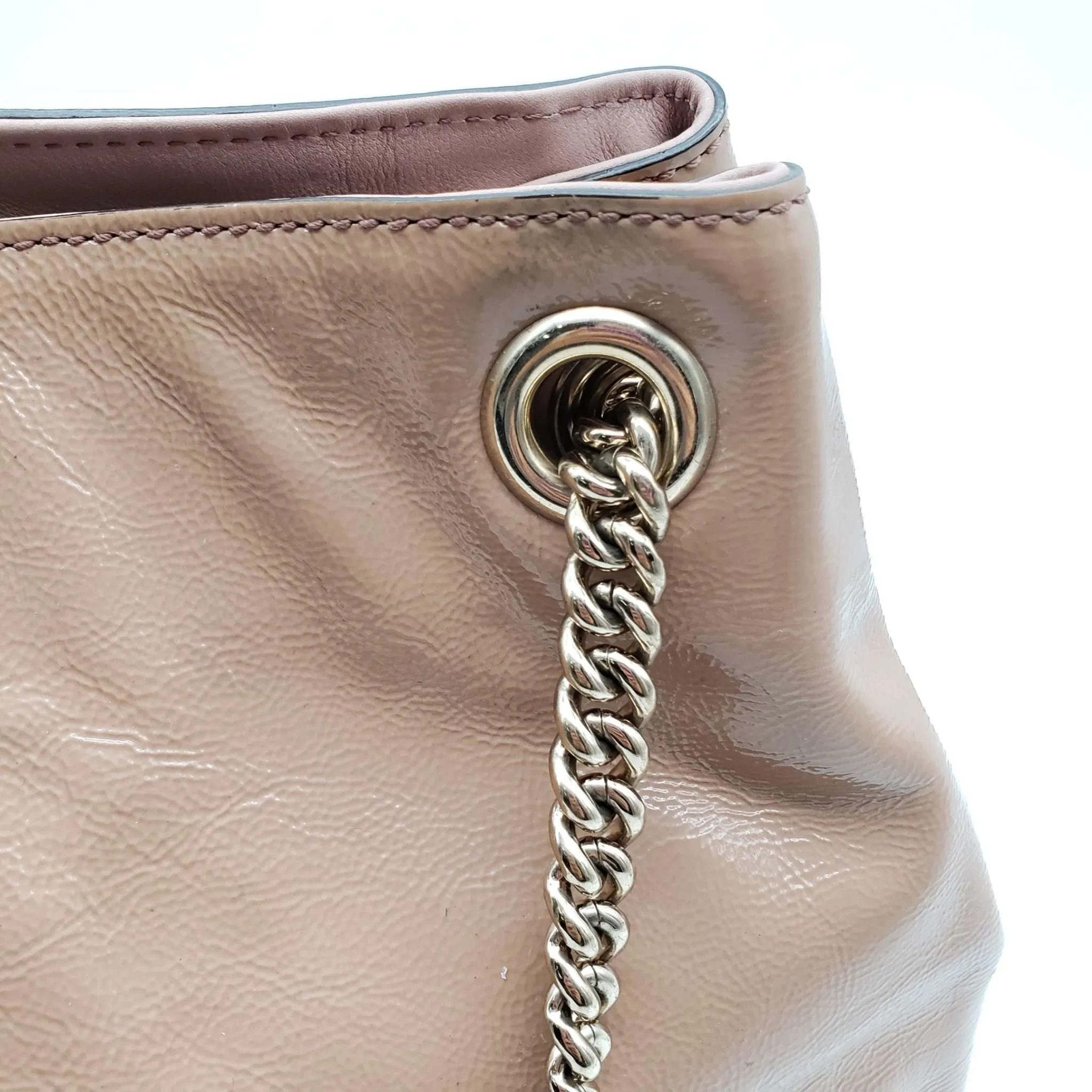 Gucci Soho Patent Leather Shoulder Bag