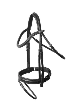 Horze Smoky Twilight Anatomic Bridle Black