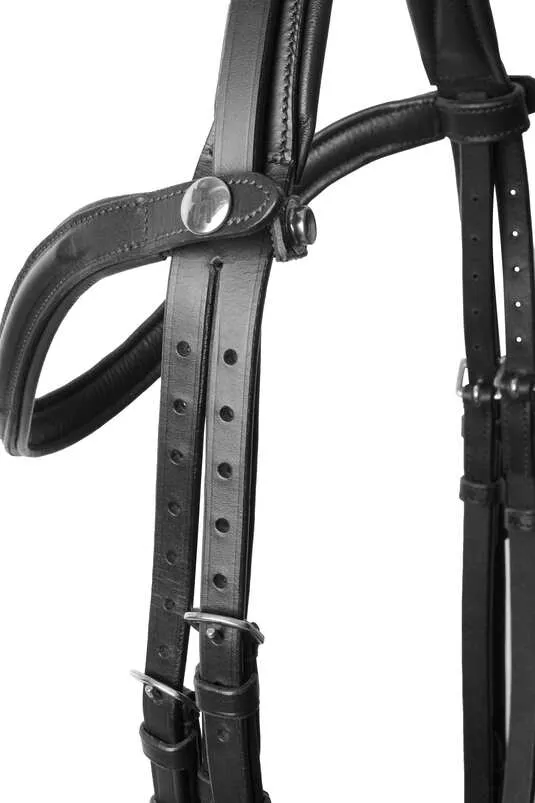 Horze Smoky Twilight Anatomic Bridle Black