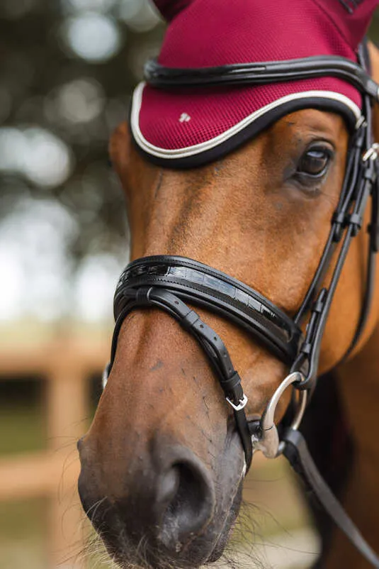 Horze Smoky Twilight Anatomic Bridle Black
