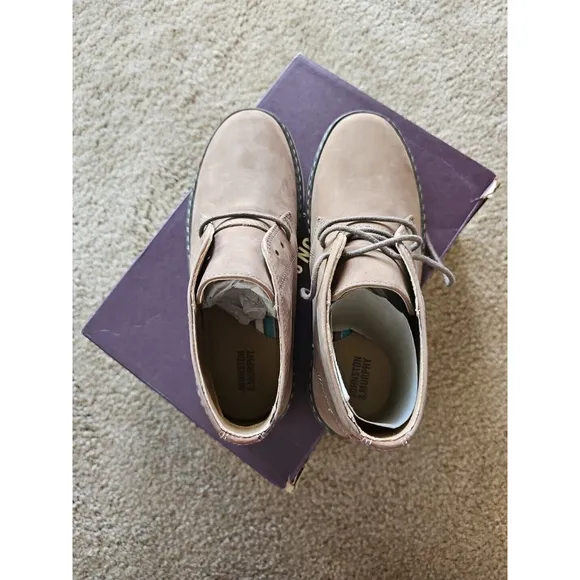 Johnston &amp; Murphy McGuffey Chukka Boots Boy's Size 2.5 Grey Oiled Nubuck NEW $65