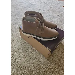Johnston &amp; Murphy McGuffey Chukka Boots Boy's Size 2.5 Grey Oiled Nubuck NEW $65