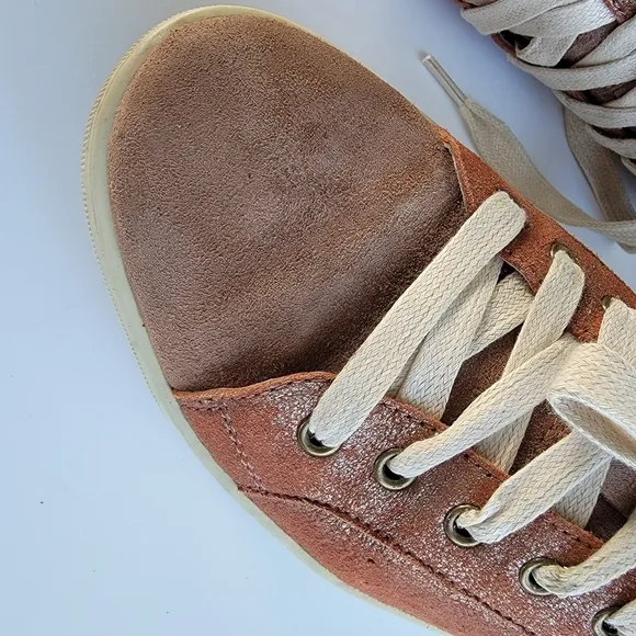 Johnston &amp; Murphy Sneaker Distressed  Suede Leather Size 8