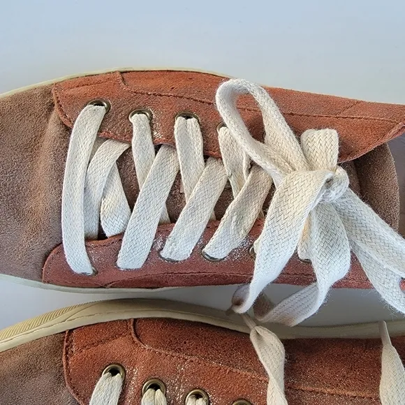 Johnston &amp; Murphy Sneaker Distressed  Suede Leather Size 8