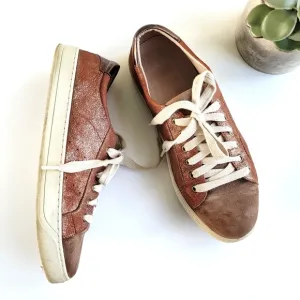 Johnston &amp; Murphy Sneaker Distressed  Suede Leather Size 8
