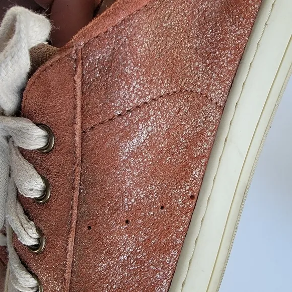 Johnston &amp; Murphy Sneaker Distressed  Suede Leather Size 8