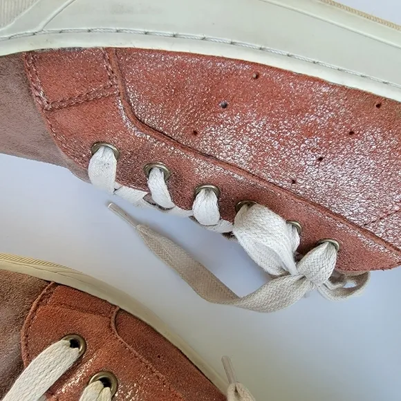 Johnston &amp; Murphy Sneaker Distressed  Suede Leather Size 8