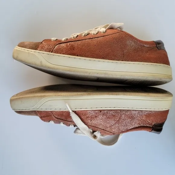 Johnston &amp; Murphy Sneaker Distressed  Suede Leather Size 8
