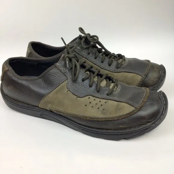 Keen KC 0212 Dillon Brown Leather Oxford Low Top Lace Up Sneaker Men's 13
