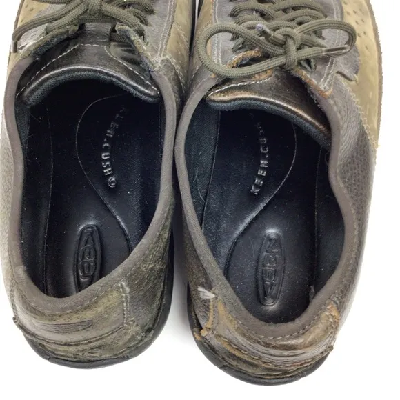 Keen KC 0212 Dillon Brown Leather Oxford Low Top Lace Up Sneaker Men's 13