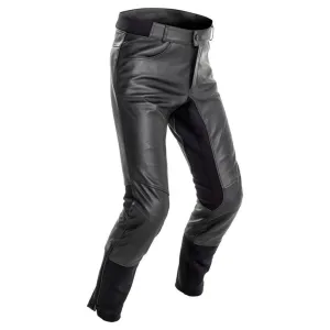 Leather Motorcycle Pants Richa Boulevard Leather Trousers, Black