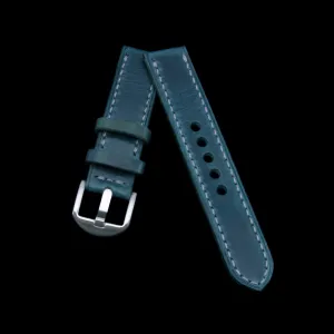 Leather Watch Strap, Military 106  | Full Stitch
