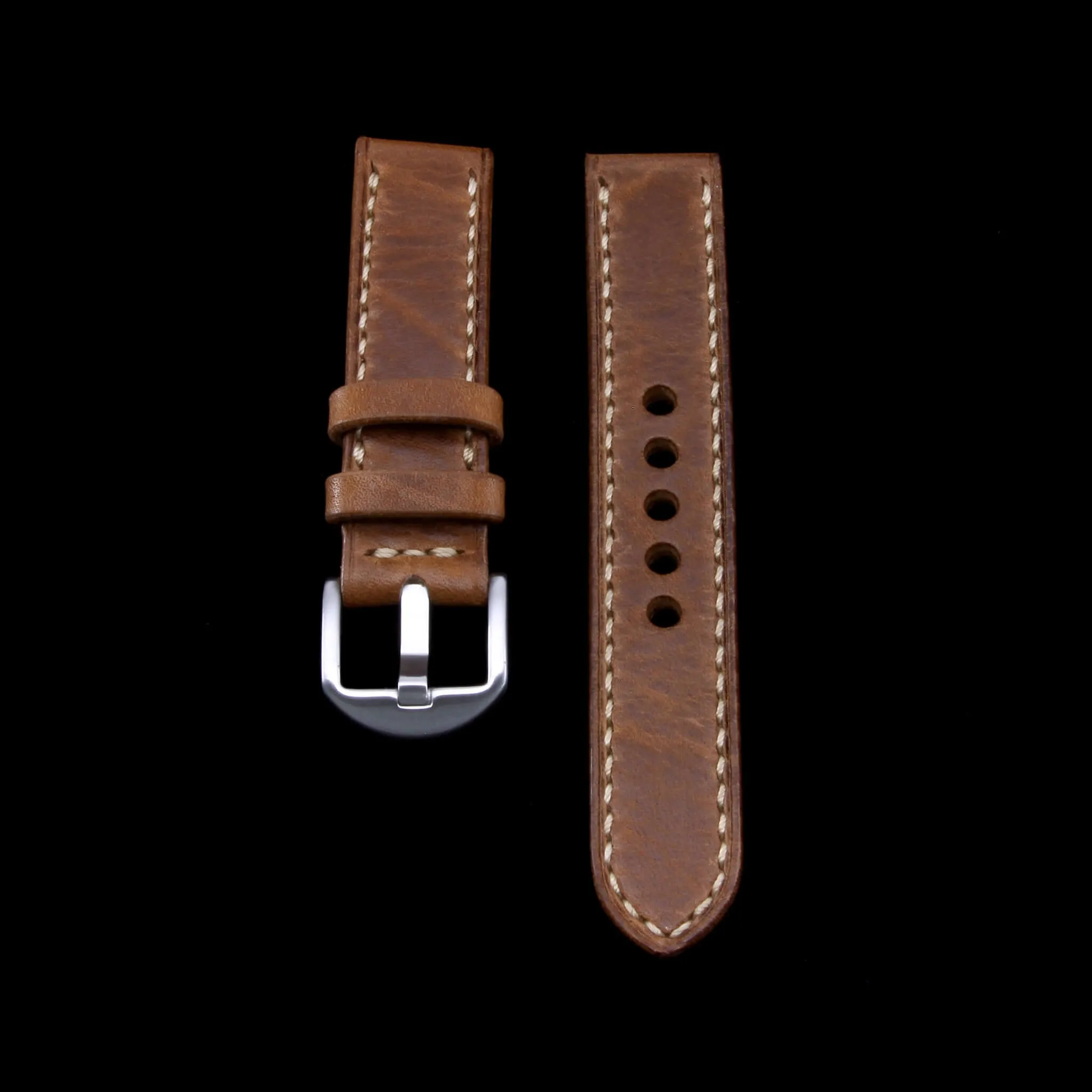 Leather Watch Strap, Vintage 402  | Full Stitch