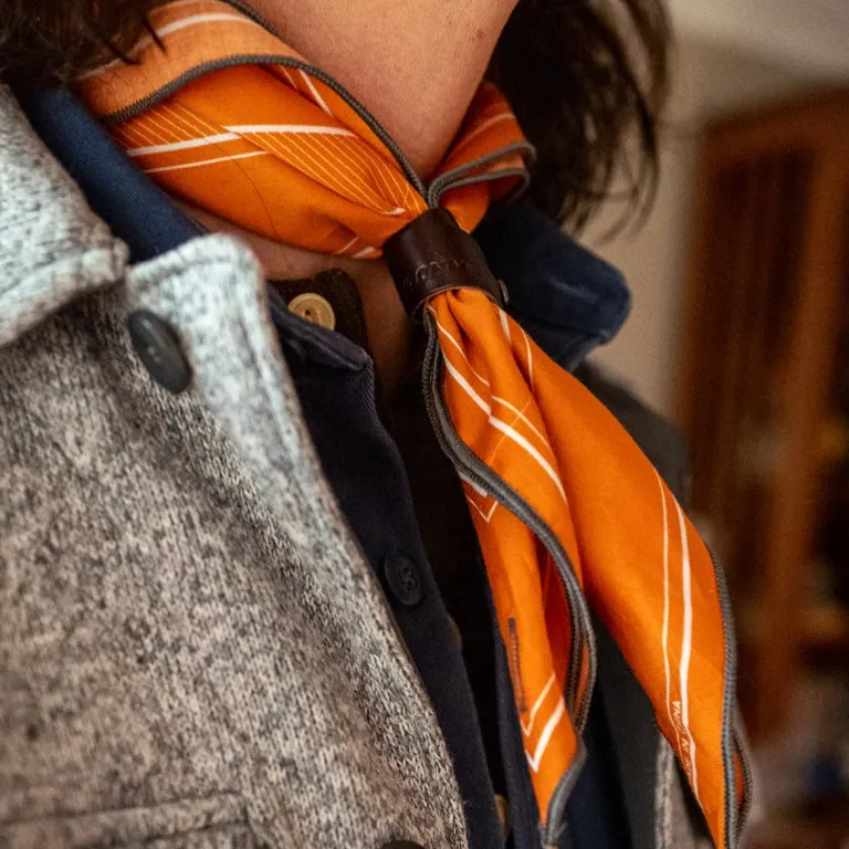 Leather Woggle - Chocolate