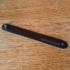 Leather Woggle - Chocolate