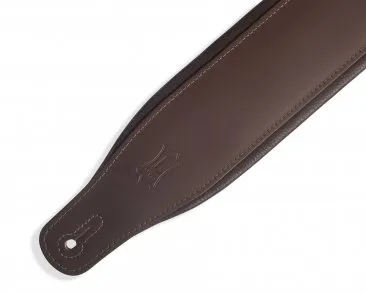 Levy's M26PD-DBR-DBR 3"  Top Grain Leather Strap w/padding