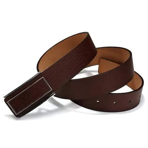 Mens Business Automatic Buckle PU Leather Waist Strap Belt