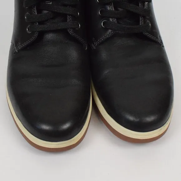 Men's Cole Haan Black Leather Vartan 2.0 Midcut High Top Sneaker Casual Preppy 8