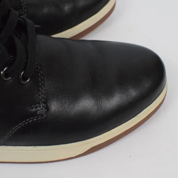 Men's Cole Haan Black Leather Vartan 2.0 Midcut High Top Sneaker Casual Preppy 8