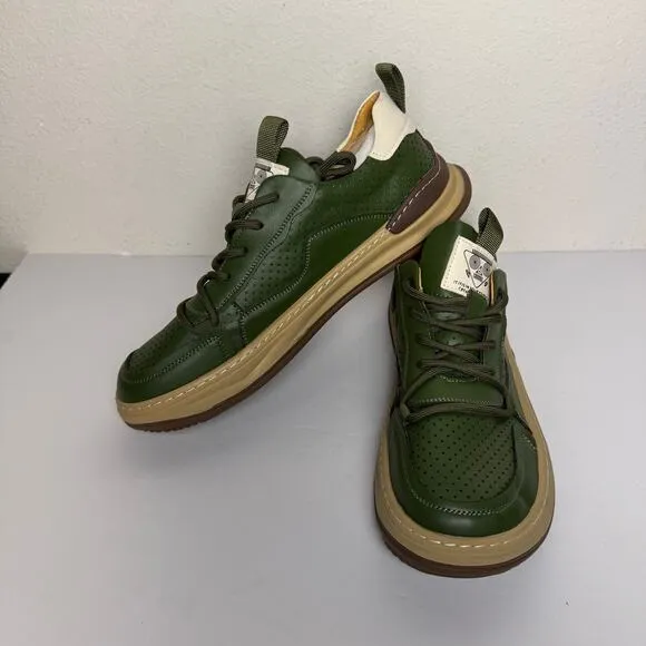 Mulinsen Low Top Skateboard Shoes Men's Green Size 43 (US 10)