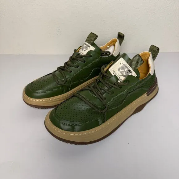 Mulinsen Low Top Skateboard Shoes Men's Green Size 43 (US 10)
