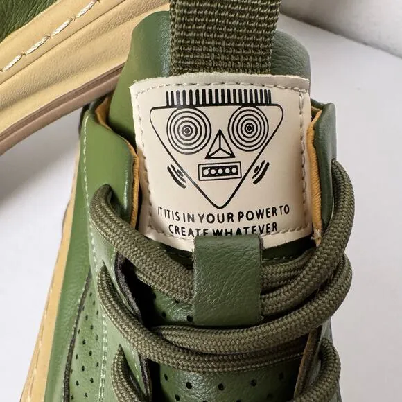 Mulinsen Low Top Skateboard Shoes Men's Green Size 43 (US 10)