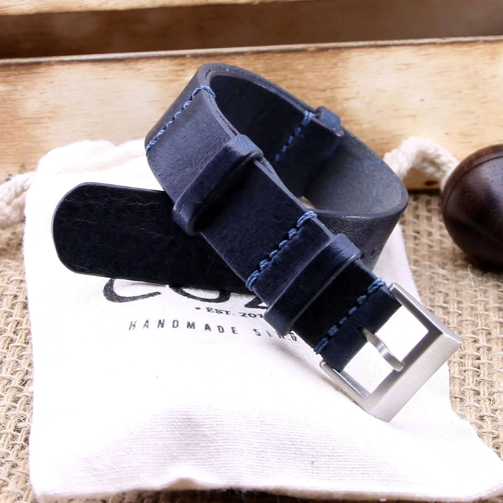 NAT2 Leather Watch Strap, Vintage 407