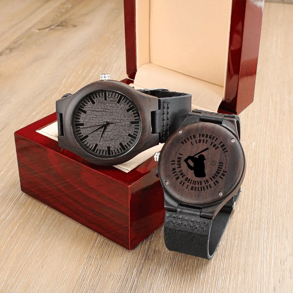 Never Forget I Love You - Baseball Watch