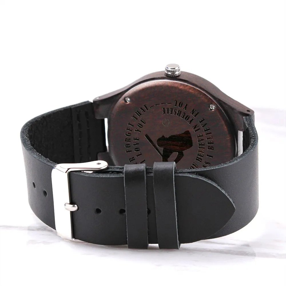 Never Forget I Love You - Baseball Watch