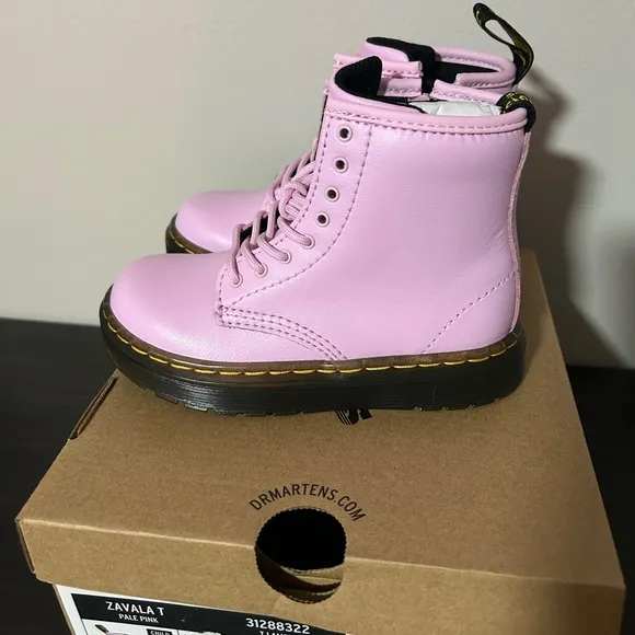 New Dr Martens Kids' Zavala Lace Up BootToddler Sz 10