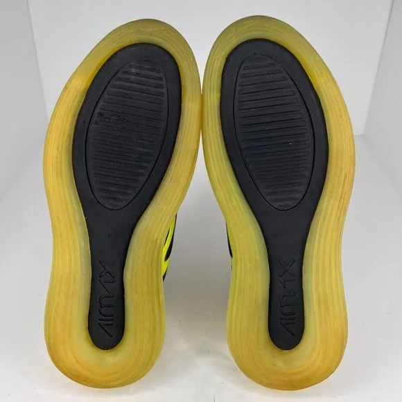 Nike Air Max 720 Mens AO2924-008 Black/Volt-Bright Burst Size 9 Athletic Shoes
