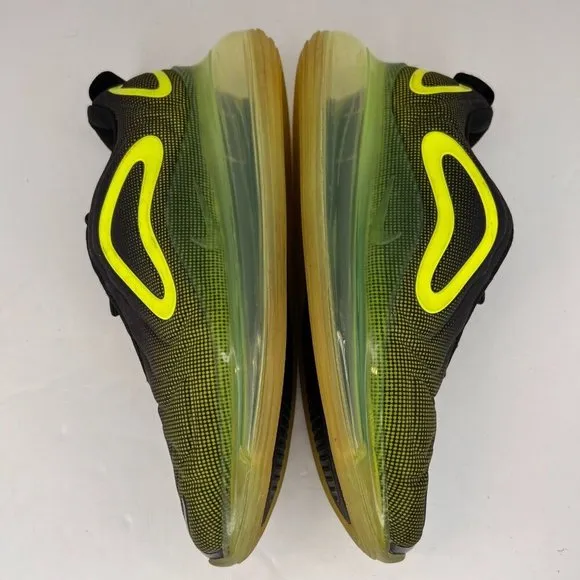 Nike Air Max 720 Mens AO2924-008 Black/Volt-Bright Burst Size 9 Athletic Shoes