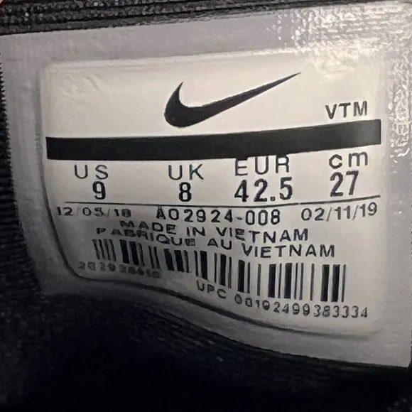 Nike Air Max 720 Mens AO2924-008 Black/Volt-Bright Burst Size 9 Athletic Shoes