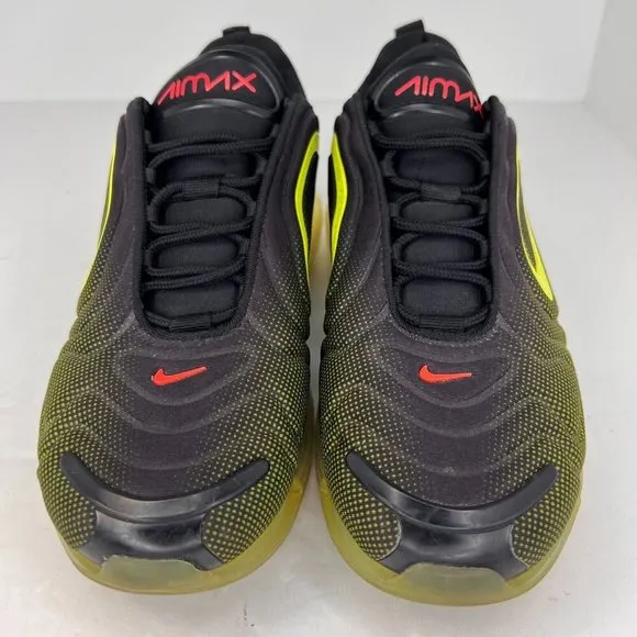 Nike Air Max 720 Mens AO2924-008 Black/Volt-Bright Burst Size 9 Athletic Shoes