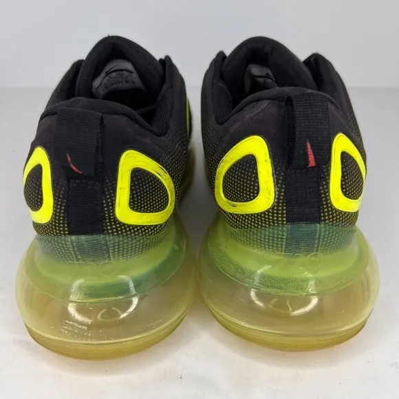 Nike Air Max 720 Mens AO2924-008 Black/Volt-Bright Burst Size 9 Athletic Shoes