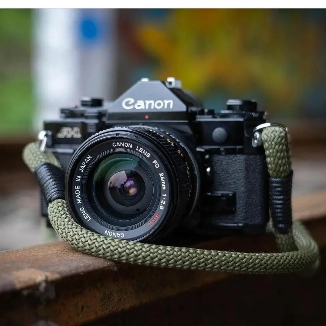 Olive Green Camera Strap
