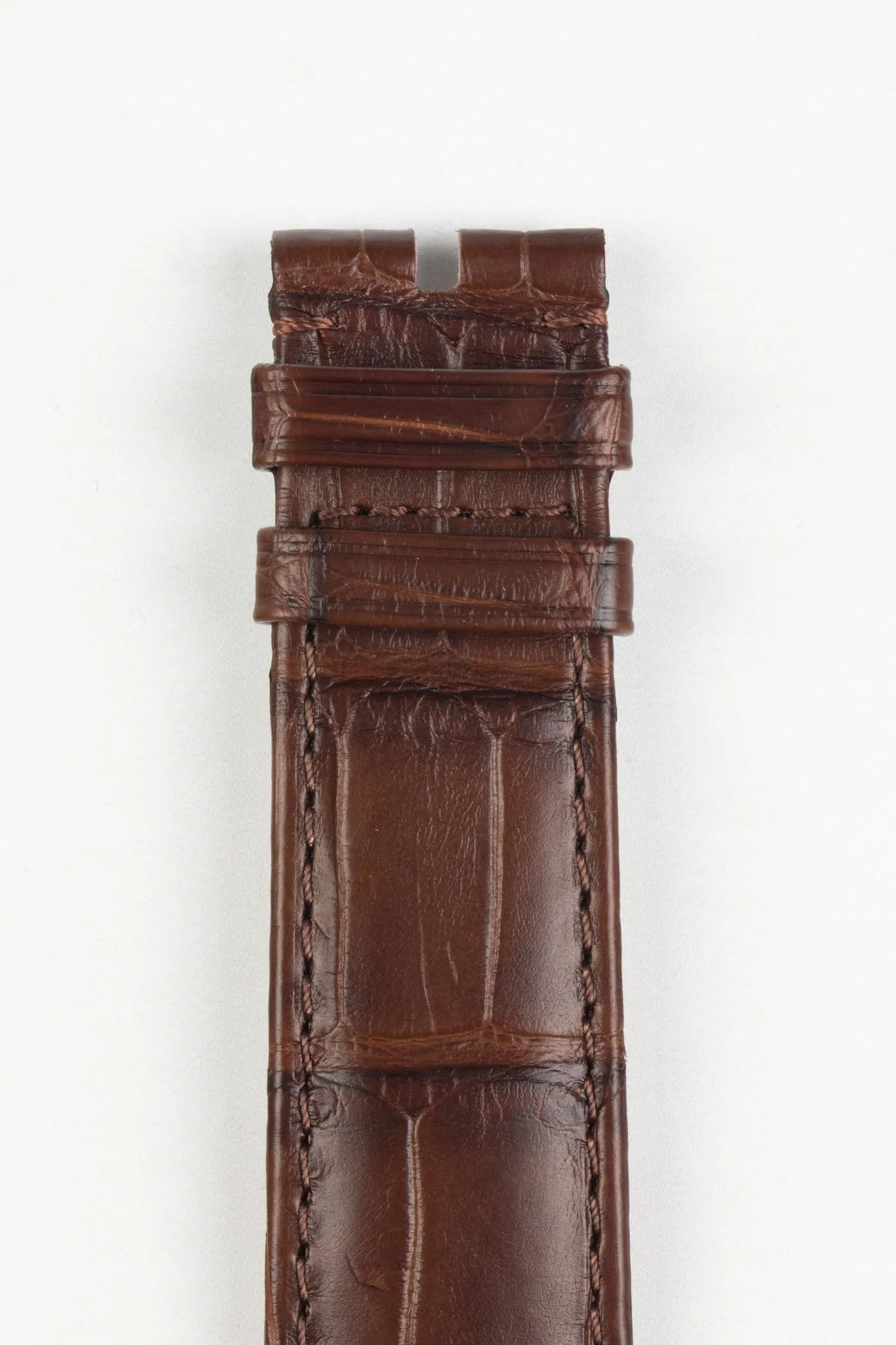 OMEGA 98000411 Seamaster Aqua Terra Genuine Alligator 20mm Watch Strap in BROWN