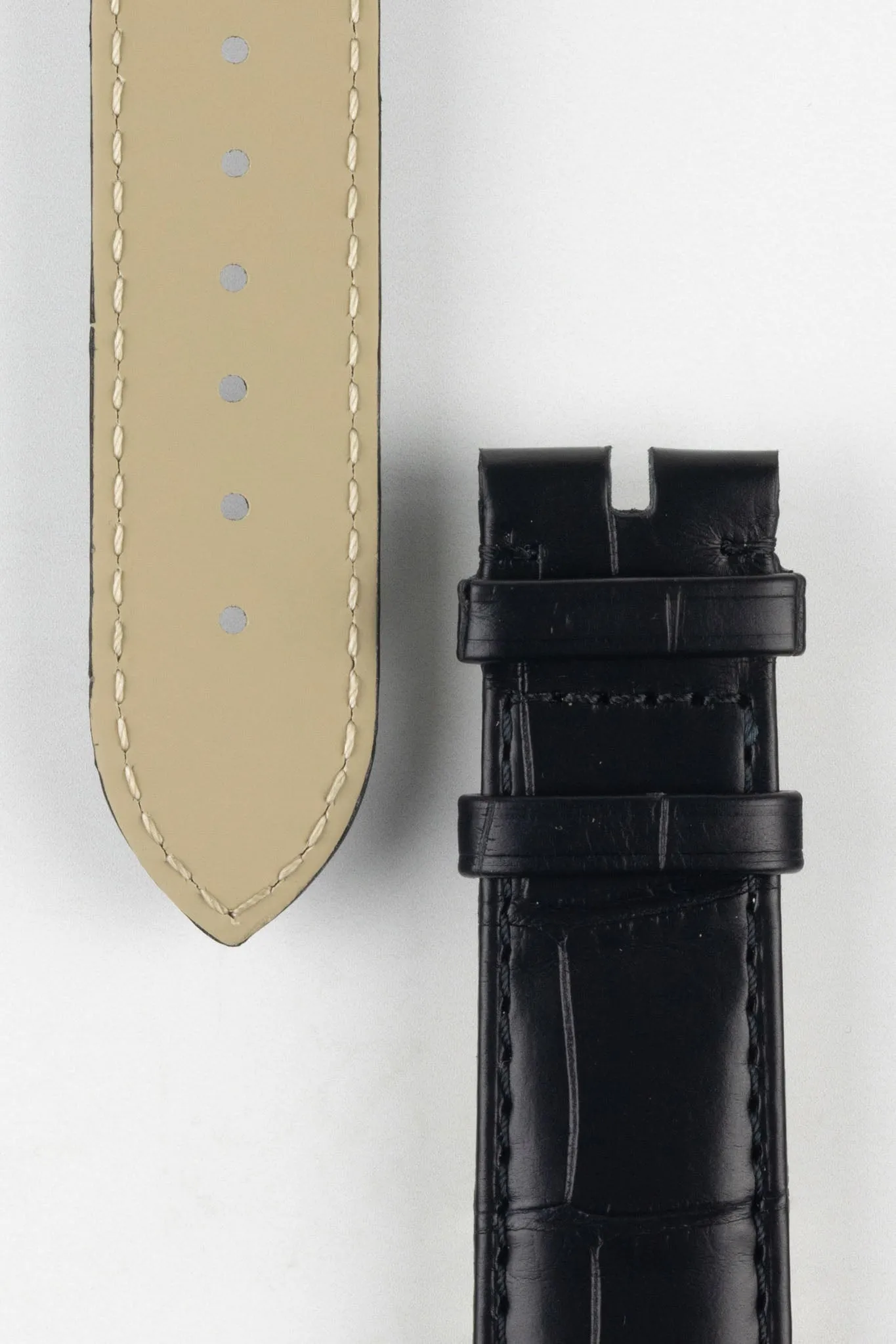 OMEGA Genuine Alligator 20mm Watch Strap in BLACK – 98000413