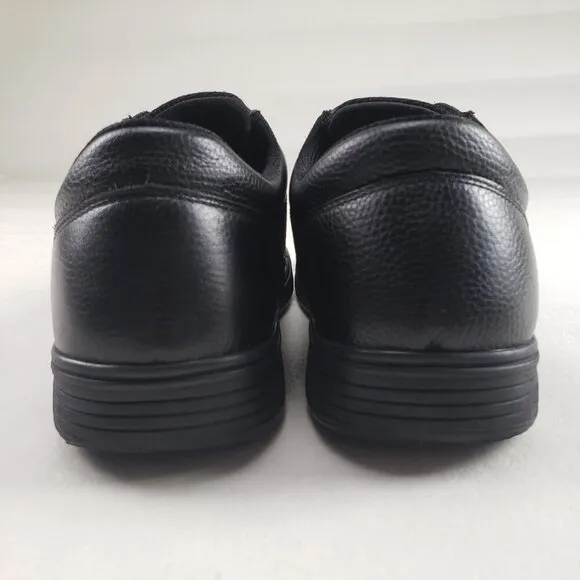 Orthofeet Avery Island 410 Shoe Men 11.5 D Black Leather Lace Up Comfort Sneaker