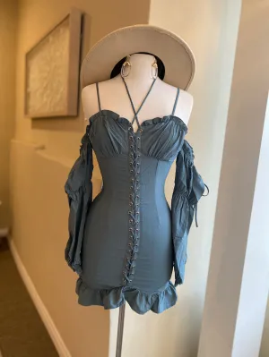 O/S Lace Up Dress