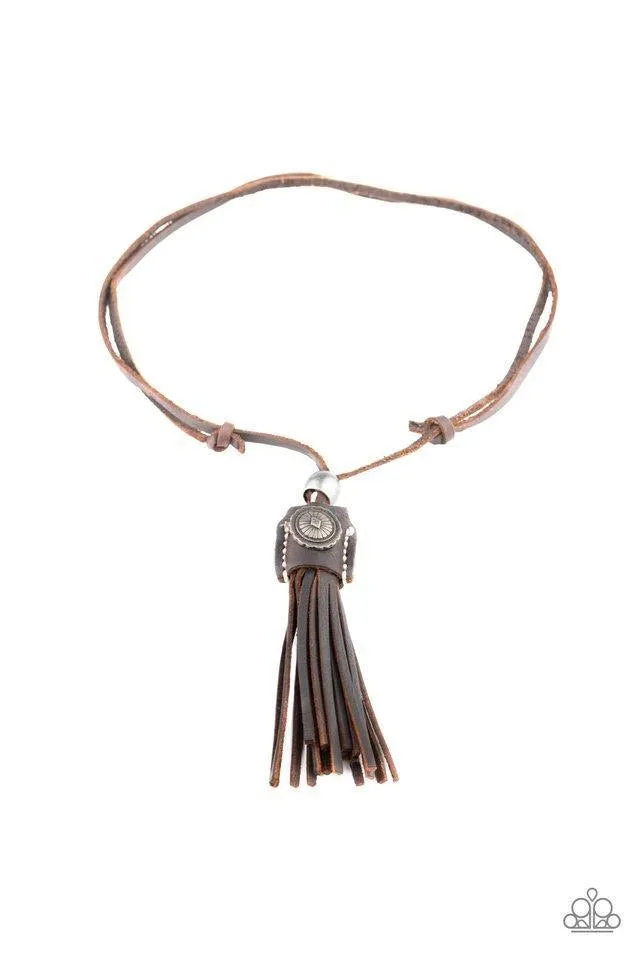 Paparazzi Old Town Road Urban Necklace Brown